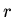$r$